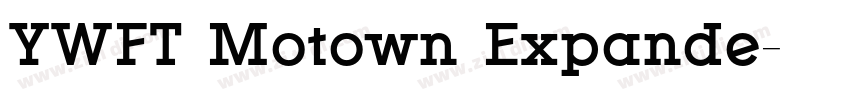 YWFT Motown Expande字体转换